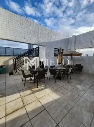 Imagem PARNAMIRIM - Flat com 1qto, 1vaga sendo a ÚNICA unicade com mega varanda