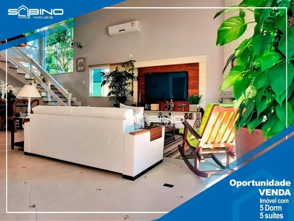 Imagem Casa para à venda na Riviera, com 5 dormitórios sendo 5 suítes, 329m² área construída 3 vagas