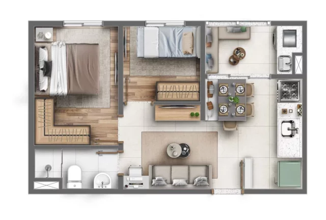 Imagem APARTAMENTO RESIDENCIAL em São Paulo - SP, Vila Carmosina