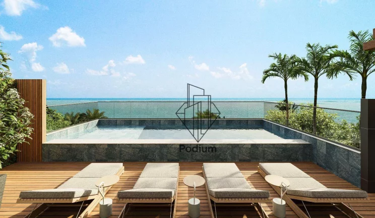 Imagem Apartamentos com varanda / sacada e excelente localização a 100m da praia de Camboinha / Cabedelo - AP1944