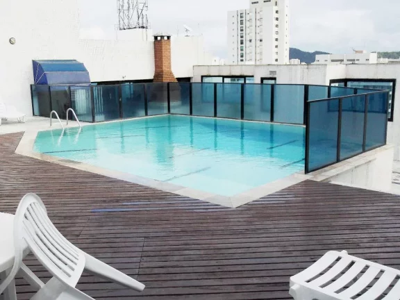 Imagem Flat com 3 dormitórios à venda, 112 m² por R$ 700.000,00 - Pitangueiras - Guarujá/SP