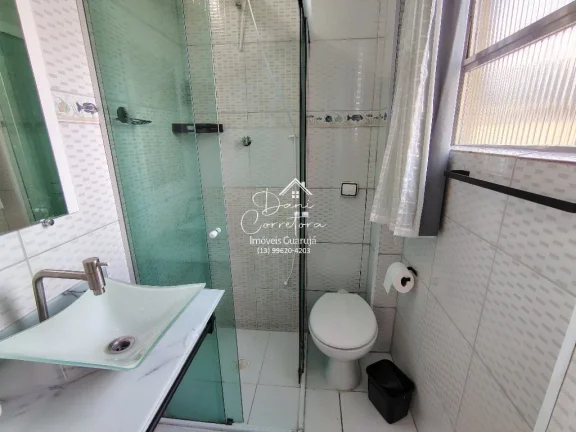 Imagem Imperdível oportunidade: Apartamento à venda em Guarujá-SP, Pitangueiras, 2 quartos, 1 suíte, 2 salas, 1 banheiro, 1 vaga, 55m².