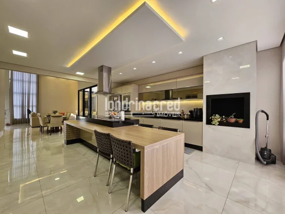 Imagem Casa com Belíssimo Conceito Aberto contendo 03 quartos sendo 01 suite no Condomínio Bellevie na Cidade de Cambé-PR