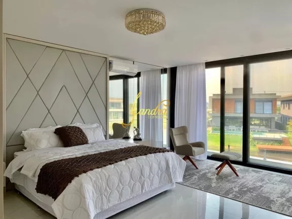Imagem Sobrado contemporâneo no condomínio Sense mobiliado e decorado