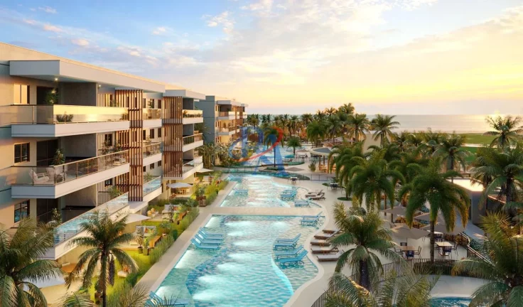 Apartamento para Venda em Aquiraz, Porto das Dunas, 2 dormitórios, 1 suíte, 2 banheiros, 1 vaga