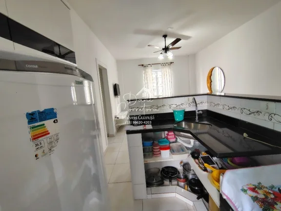 Imagem Imperdível oportunidade: Apartamento à venda em Guarujá-SP, Pitangueiras, 2 quartos, 1 suíte, 2 salas, 1 banheiro, 1 vaga, 55m².