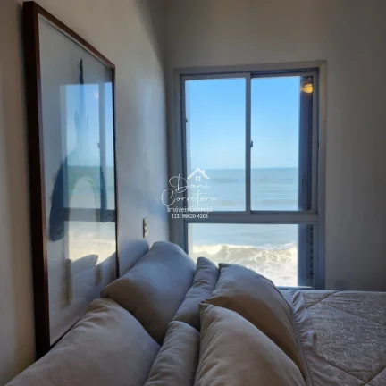 Imagem Apartamento com vista para o oceano no Morro do Maluf em Guarujá-SP: 3 quartos, 1 suíte, 2 salas, 3 banheiros, 1 vaga, 128m².