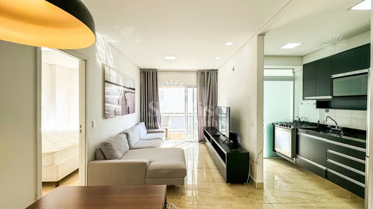 Imagem Apartamento Locação Mobiliado em Alphaville Centro com 1 suíte - 49 m² por R$5.000 - Barueri/SP