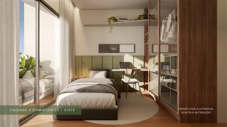 Imagem Apartamento 3 Dormitórios – 129,5 m² – Projeto Flora, Atibaia