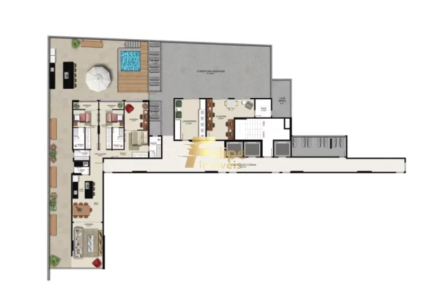 Imagem Lançamento Edifício Mayan - APARTAMENTO STUDIO NA PRAIA DO MORRO
