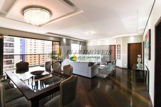 Imagem Lindo apartamento para venda com 235 m² com 4 quartos, 3 garagens no miolo Cambuí - Campinas - SP