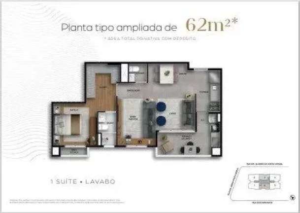 Imagem Apartamento à venda em Osasco, Centro, com 2 quartos, 62m2