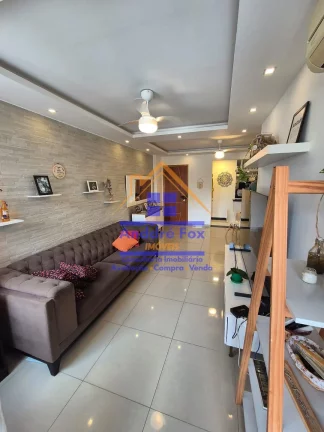 Imagem Apartamento com Varanda, 2 quartos, 1 suíte, 3 banheiros, cozinha americana, 1 vaga, à venda, 83 M², por R$ 525.000 – Vila Isabel - Rio de Janeiro - RJ.
