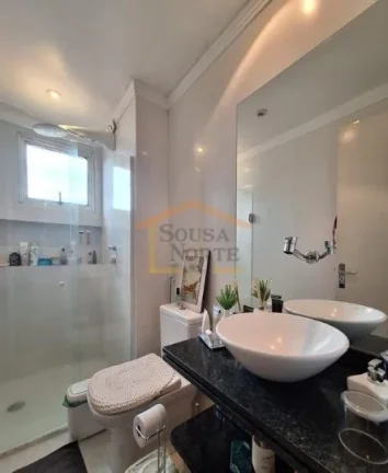 Imagem Apartamento de 47 m² com 2 dormitórios, sala para dois ambientes com sacada, cozinha e área de se...