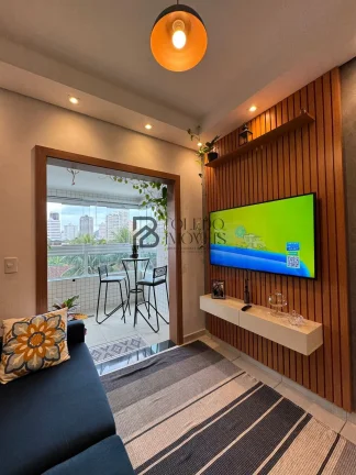 Imagem Apartamento 1 Dormitório no Bairro Guilhermina, Praia Grande!