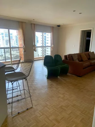 Imagem Flat para LOCAÇÃO em Vila Nova Conceição - Contemporâneo 80m²