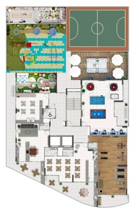 Imagem APARTAMENTO COM 86.75 m² - CAIÇARA - PRAIA GRANDE SP