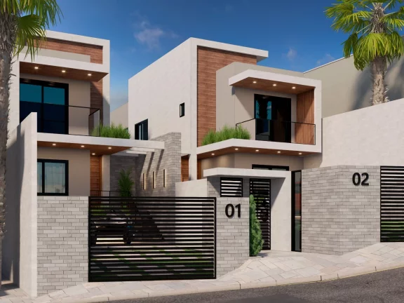 Imagem Twin House mobiliada e decorada, casa Duplex.