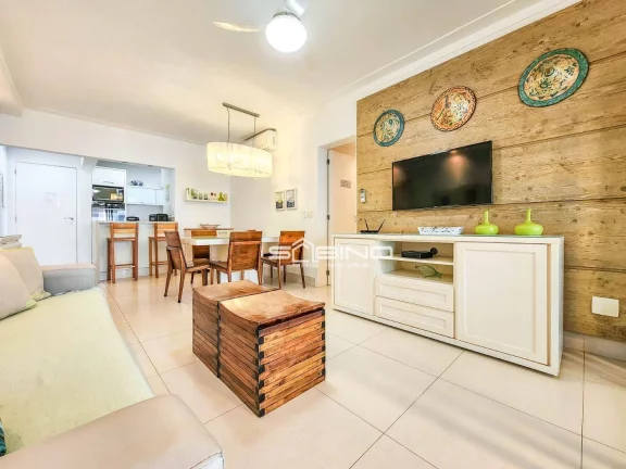 Imagem Apartamento Pé na Areia à Venda com 3 dormitórios sendo 2 suítes 128m² - Riviera de São Lourenço - Bertioga SP