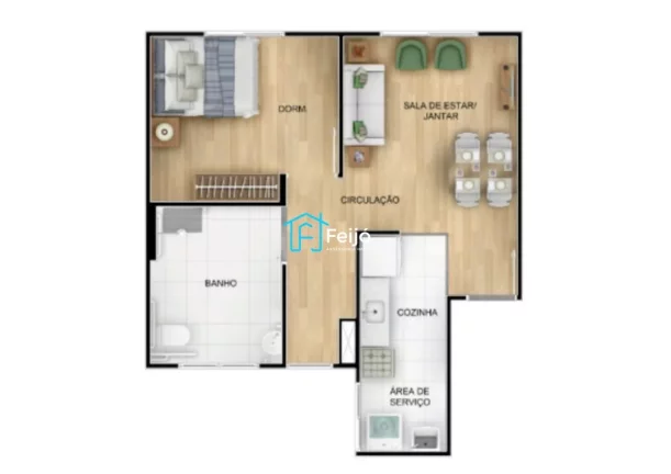 Imagem Apartamento 2 dormitórios - Gravataí - Morada Serena