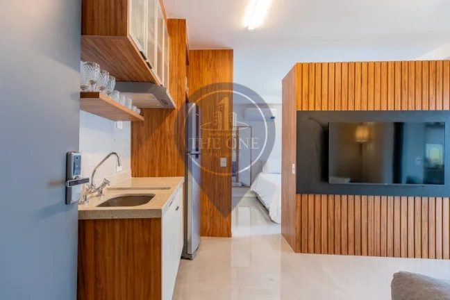 Imagem Apartamento à venda em Indianópolis, São Paulo - 1 quarto, 1 suíte, 1 sala, 1 banheiro, 1 vaga, 42m² de área.