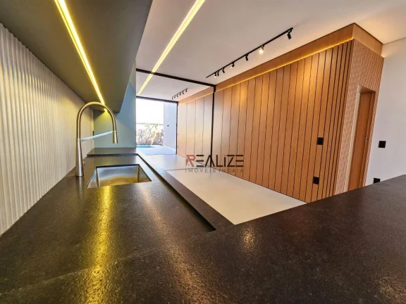 Imagem Casa moderna com 3 suítes à venda, 212 m² por R$ 2.400.000 - Condomínio Alto Padrão - Indaiatuba/SP