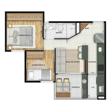 Imagem APARTAMENTO RESIDENCIAL em Santo André - SP, Vila Príncipe de Gales