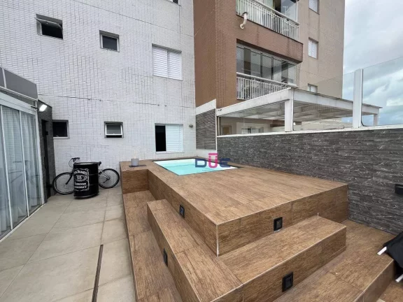 Imagem Apartamento Garden com 2 dormitórios à venda, 64 m² por R$ 850.000,00 - Estuário - Santos/SP
