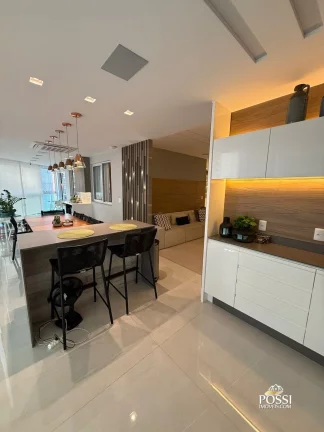 Imagem Apartamento à venda na Praia da Costa com 147m², 3 quartos (2 suítes), 3 vagas, porteira fechada