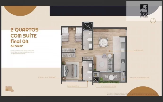 Imagem Apartamento a Venda no bairro Tingui - Curitiba, PR