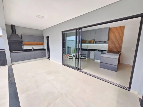 Imagem Casa moderna com 3 suítes e escritório à venda, 193 m² por R$ 1.640.000 - Condomínio Fechado - Indaiatuba/SP