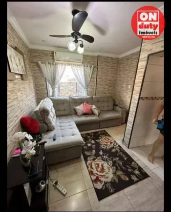 Imagem Casa com 3 dormitórios à venda, 120 m² por R$ 375.000,00 - Parque Bitaru - São Vicente/SP