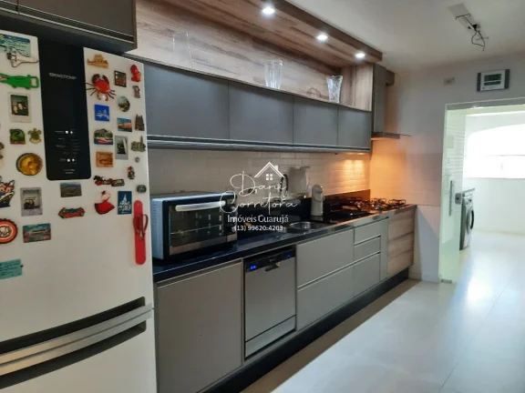 Imagem Apartamento à venda em Guarujá-SP, Pitangueiras: 3 quartos, 1 suíte, 2 salas, 3 banheiros, 2 vagas de garagem, 171m².