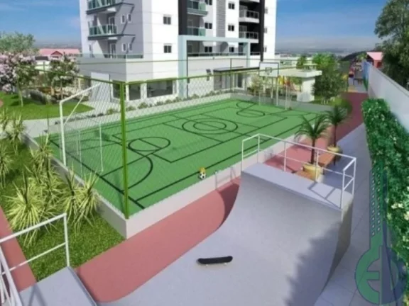 Imagem Apartamento de 2 quartos na Vila Scarpelli, Santo André-SP, com 2 suítes, 3 banheiros e 2 vagas de garagem no Edifício Sky Patriani.
