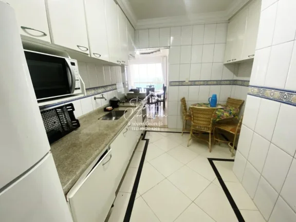 Imagem Apartamento frente mar com vaga nas Pitangueiras: 1 quarto, 2 salas, 1 banheiro, garagem, 70m²!