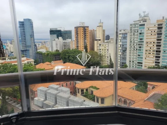 Imagem Flat disponível para locação no Hotel Paulista Wall Street na Bela Vista, com 55m², 1 dormitório e 1 vaga de garagem