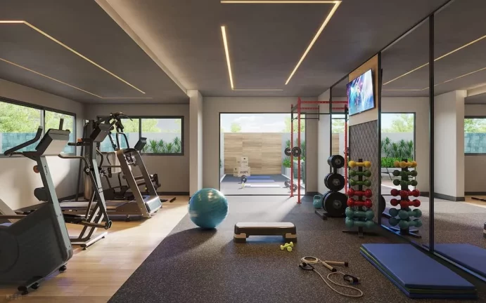 Imagem Perfeito apartamento de 2 quartos e 2 vagas de garagem na Mata da Praia / Vitória