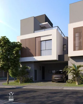 Imagem Casa com 216 m², 3 suítes, lindo quintal gourmet à venda por R$ 1.697.587,55 - Bacacheri - Curitiba/PR