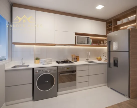 Imagem Apartamento de 1quarto + 1 suite e 2 quartos à venda no SUNSET CLUB em , - 43 m² e 47m² de área.