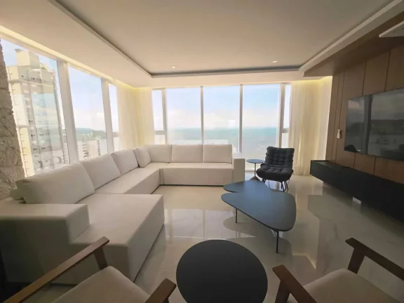 Imagem Apartamento vista mar com 4 suítes e 4 vagas de garagem em Balneário Camboriú/SC
