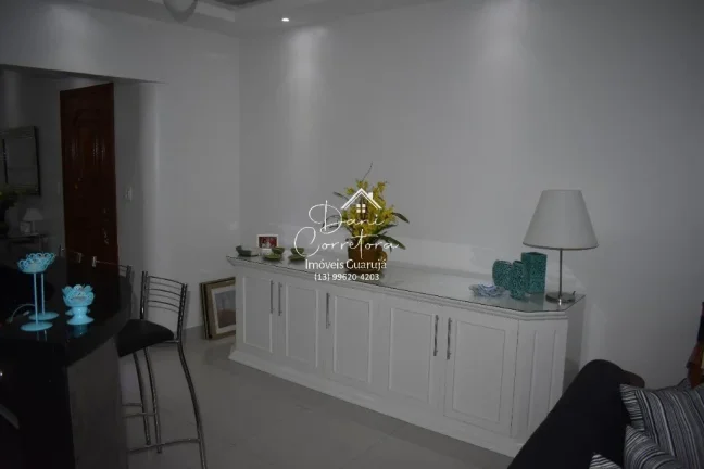 Imagem Imperdível apartamento à venda em Guarujá-SP, Pitangueiras: 3 quartos, 1 suíte, 3 salas, 3 banheiros, 2 vagas de garagem, 160 m²!