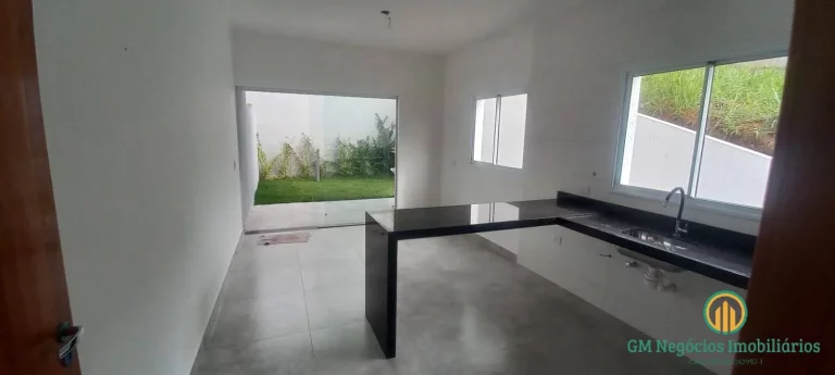 Imagem Casa nova, 3 dormitórios, sendo 1 suíte, quintal