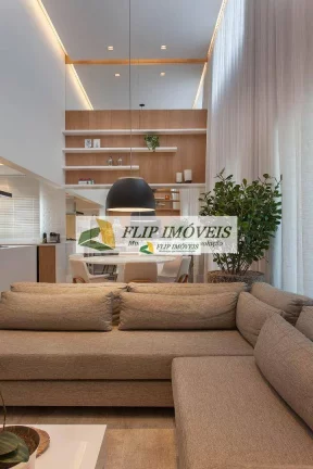 Imagem Cobertura mobilhada p venda 144 m² pé direito duplo com 3 quartos no miolo do Cambuí - Campinas - SP