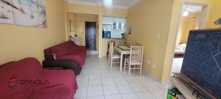 Imagem Apartamento com 2 dormitórios à venda, 68 m² por R$ 315.000,00 - Jardim Imperador - Praia Grande/SP