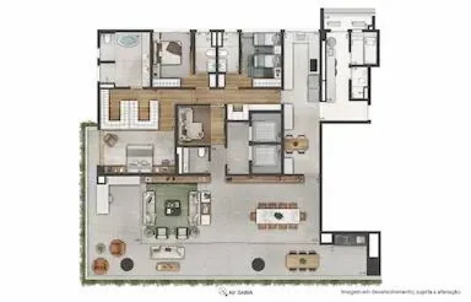Imagem Apartamento Moema em Construção - 317M², 3 Dorms, 3 Suítes, 4 Vagas.