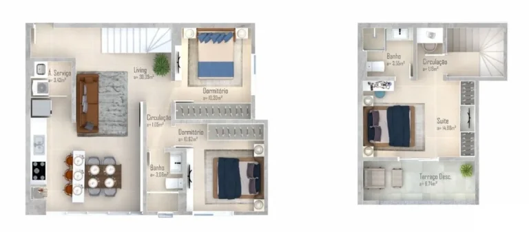 Imagem Apartamento 2 Dormitórios para venda em Florianópolis - SC