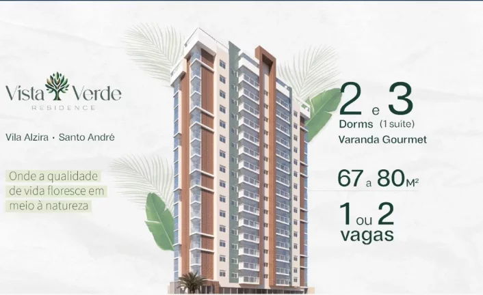Imagem Apartamento à venda com 3 dormitórios em Vila Alzira Santo André SP