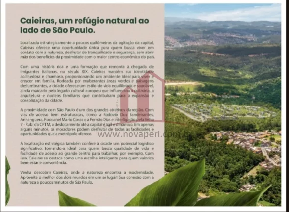 Imagem Terreno à venda na Região Central de Caieiras-SP com 250m² de área!