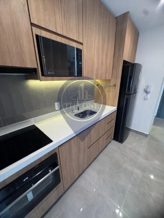 Imagem Apartamento para locação em Higienópolis, São Paulo-SP: 1 quarto, 1 suíte, 2 salas, 1 banheiro, 1 vaga de garagem, 55m².