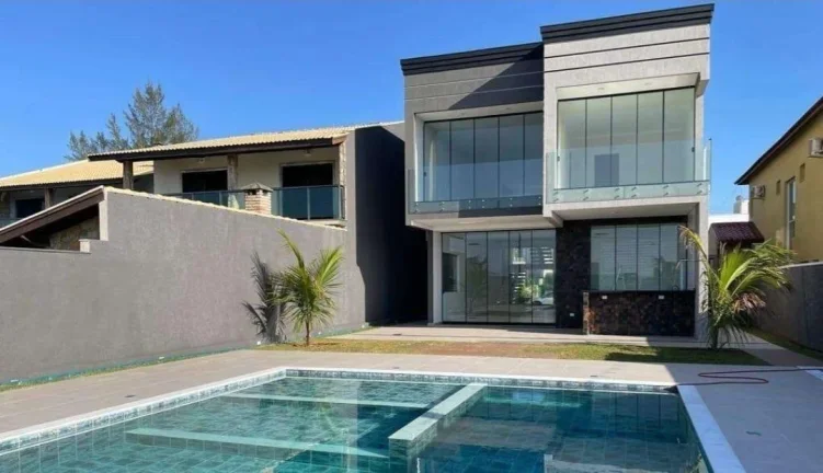 Imagem Casa para Venda em Itanhaém, Jardim Guacyra, 4 dormitórios, 4 suítes, 2 banheiros, 5 vagas
